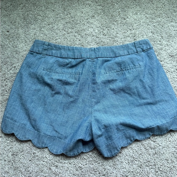 J. Crew scalloped denim women’s shorts size 8 - Picture 3 of 5